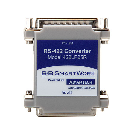 Serial Converter, RS-232 DB-25 F to RS-422 DB25 M, Port Powered
